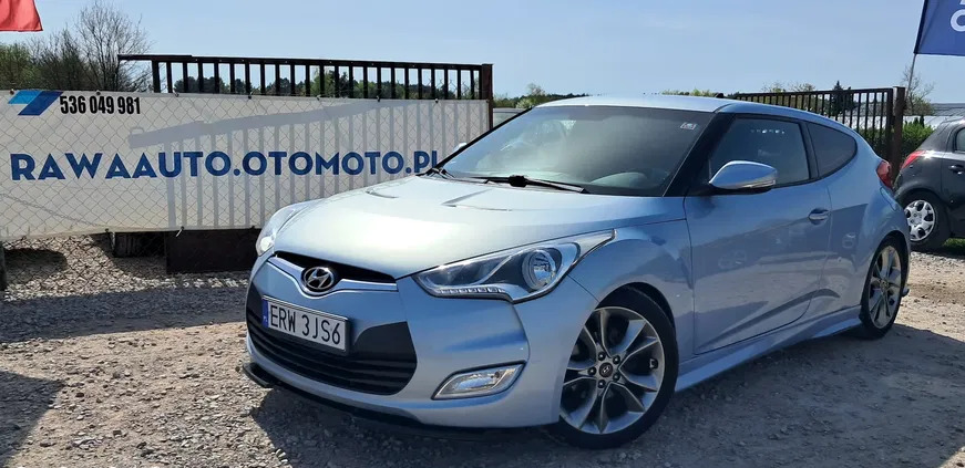 rzeszów Hyundai Veloster cena 33900 przebieg: 165000, rok produkcji 2012 z Rzeszów